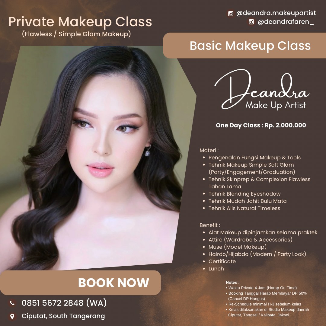 Self Makeup Basic — 1 day class details